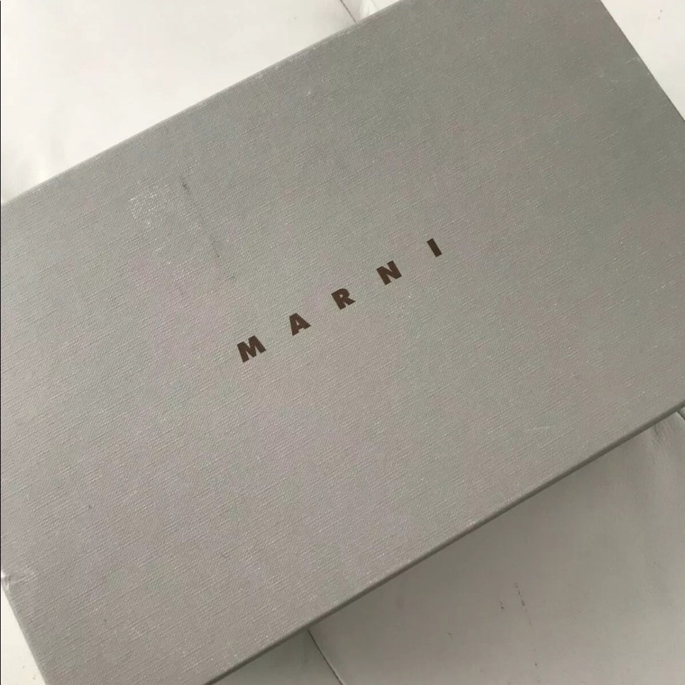 New Marni slingback leather flat shoes - Picture 7 of 7